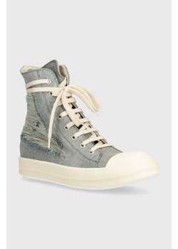 Rick Owens trampki Denim Shoes Sneaks damskie kolor niebieski DS01D1800.DKYSH.4611 ze sklepu PRM w kategorii Trampki damskie - zdjęcie 172009775