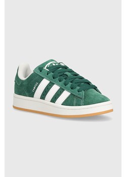adidas Originals sneakersy zamszowe Campus 00s J kolor zielony IH7492 ze sklepu PRM w kategorii Buty sportowe damskie - zdjęcie 172009929