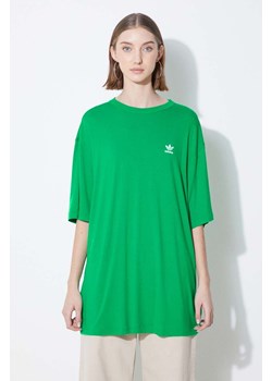 adidas Originals t-shirt damski kolor zielony IR8063 ze sklepu PRM w kategorii Bluzki damskie - zdjęcie 172010195