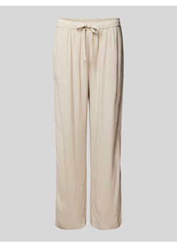 Spodnie materiałowe w jednolitym kolorze model ‘Sonar’ ze sklepu Peek&Cloppenburg  w kategorii Spodnie damskie - zdjęcie 172010707