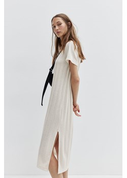 H & M - Sukienka w prążki - Beżowy ze sklepu H&M w kategorii Sukienki - zdjęcie 172010806