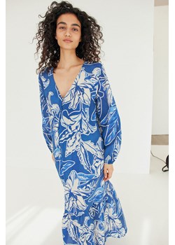 H & M - MAMA Sukienka z wiązanym paskiem Before & After - Niebieski ze sklepu H&M w kategorii Sukienki ciążowe - zdjęcie 172010849