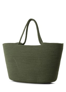 Vila Sprzedawca damski - VIMiah Kobiety Bawełna oliwkowy jednolity ze sklepu vangraaf w kategorii Torby Shopper bag - zdjęcie 172011315