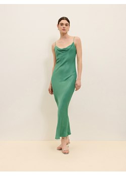 Reserved - Sukienka maxi z wiskozy - zielony ze sklepu Reserved w kategorii Sukienki - zdjęcie 172011618