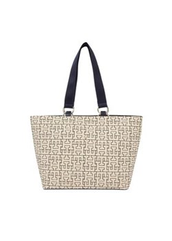 Tommy Hilfiger Torebka Th City Mono Tote Mono AW0AW16406 Écru ze sklepu MODIVO w kategorii Torby Shopper bag - zdjęcie 172020305