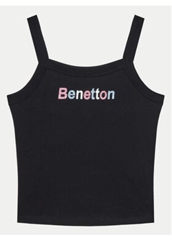 United Colors Of Benetton Top 3I1XCH01E Czarny Regular Fit ze sklepu MODIVO w kategorii Bluzki dziewczęce - zdjęcie 172020379