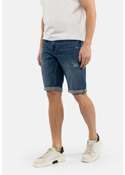Szorty jeansowe z przetarciami, Comfort Fit, E-STERS ze sklepu Volcano.pl w kategorii Spodenki męskie - zdjęcie 172021066