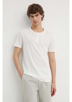 Marc O&apos;Polo t-shirt bawełniany męski kolor biały gładki 423217651236 ze sklepu ANSWEAR.com w kategorii T-shirty męskie - zdjęcie 172021368