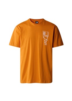 Koszulka męska The North Face OUTDOOR S/S pomarańczowa NF0A87FFPCO ze sklepu a4a.pl w kategorii T-shirty męskie - zdjęcie 172023307