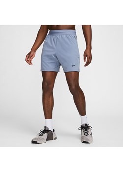 Męskie spodenki do fitnessu bez podszewki 18 cm Dri-FIT Nike Flex Rep 4.0 - Niebieski ze sklepu Nike poland w kategorii Spodenki męskie - zdjęcie 172023836