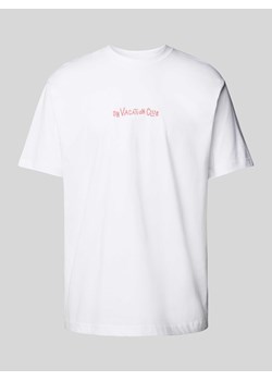 T-shirt z wyhaftowanym logo ze sklepu Peek&Cloppenburg  w kategorii T-shirty męskie - zdjęcie 172023885