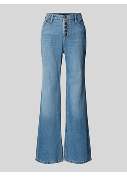 Jeansy o kroju flared cut z listwą guzikową ze sklepu Peek&Cloppenburg  w kategorii Jeansy damskie - zdjęcie 172023996
