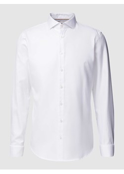 Koszula biznesowa o kroju slim fit z kołnierzykiem typu kent ze sklepu Peek&Cloppenburg  w kategorii Koszule męskie - zdjęcie 172024067