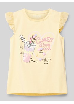 T-shirt z nadrukowanym motywem ze sklepu Peek&Cloppenburg  w kategorii Bluzki dziewczęce - zdjęcie 172024117