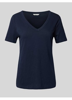 T-shirt z dekoltem w serek ze sklepu Peek&Cloppenburg  w kategorii Bluzki damskie - zdjęcie 172024235