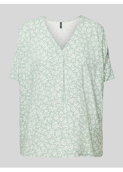 Bluzka z wiskozy z dekoltem w serek model ‘EASY’ ze sklepu Peek&Cloppenburg  w kategorii Bluzki damskie - zdjęcie 172024299