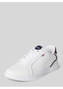Sneakersy skórzane z detalem z logo ze sklepu Peek&Cloppenburg  w kategorii Buty sportowe męskie - zdjęcie 172024347