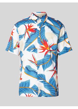 Koszula casualowa o kroju slim fit z nadrukiem na całej powierzchni model ‘HAWAIIAN’ ze sklepu Peek&Cloppenburg  w kategorii Koszule męskie - zdjęcie 172024447