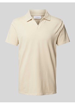 Koszulka polo o kroju slim fit z wykładanym kołnierzem ze sklepu Peek&Cloppenburg  w kategorii T-shirty męskie - zdjęcie 172024448
