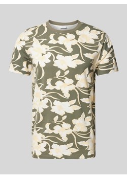 T-shirt ze wzorem na całej powierzchni model ‘desert flower’ ze sklepu Peek&Cloppenburg  w kategorii T-shirty męskie - zdjęcie 172024466