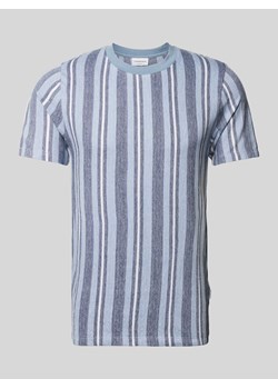 T-shirt o kroju relaxed fit ze wzorem w paski model ‘Towel striped’ ze sklepu Peek&Cloppenburg  w kategorii T-shirty męskie - zdjęcie 172024475
