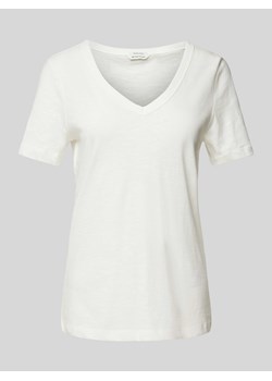 T-shirt z dekoltem w serek ze sklepu Peek&Cloppenburg  w kategorii Bluzki damskie - zdjęcie 172024516