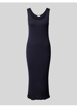 Sukienka z dzianiny o długości do kolan z efektem prążkowania ze sklepu Peek&Cloppenburg  w kategorii Sukienki - zdjęcie 172024765