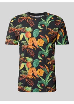 T-shirt ze wzorem na całej powierzchni model ‘oasis’ ze sklepu Peek&Cloppenburg  w kategorii T-shirty męskie - zdjęcie 172024768