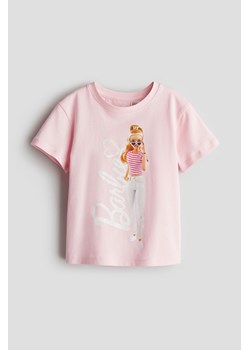 H & M - T-shirt z nadrukiem - Różowy ze sklepu H&M w kategorii Bluzki dziewczęce - zdjęcie 172025125