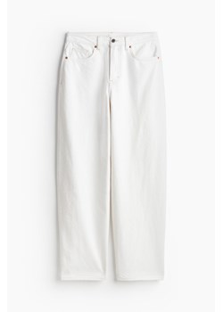 H & M - Baggy High Jeans - Biały ze sklepu H&M w kategorii Jeansy damskie - zdjęcie 172025208