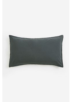 H & M - Bawełniana poszewka na poduszkę - Szary ze sklepu H&M w kategorii Poszewki na poduszki - zdjęcie 172025276