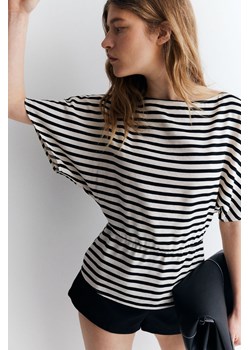 H & M - Taliowana bluzka - Czarny ze sklepu H&M w kategorii Bluzki damskie - zdjęcie 172025285