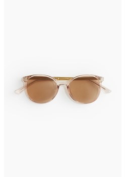 H & M - Okrągłe okulary przeciwsłoneczne - Pomarańczowy ze sklepu H&M w kategorii Okulary przeciwsłoneczne damskie - zdjęcie 172025298