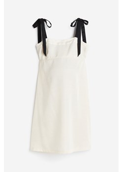H & M - MAMA Trapezowa sukienka - Biały ze sklepu H&M w kategorii Sukienki ciążowe - zdjęcie 172025399