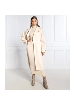 Elisabetta Franchi Wełniany płaszcz ze sklepu Gomez Fashion Store w kategorii Płaszcze damskie - zdjęcie 172028748