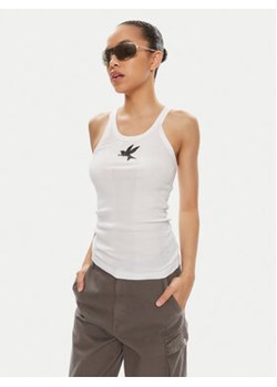 One Teaspoon Top Bower Bird 23700D Biały Slim Fit ze sklepu MODIVO w kategorii Bluzki damskie - zdjęcie 172028888