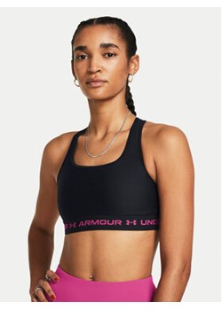 Under Armour Biustonosz sportowy Crossback Mid Bra 1361034-004 Czarny Compression Fit ze sklepu MODIVO w kategorii Biustonosze - zdjęcie 172028896