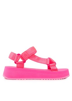 Sandały Calvin Klein Jeans Prefresato Sandal 1 YW0YW00557 Knockout Pink TAC ze sklepu eobuwie.pl w kategorii Sandały damskie - zdjęcie 172030156
