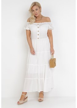 Biała Sukienka Ciririla ze sklepu Born2be Odzież w kategorii Sukienki - zdjęcie 172030275