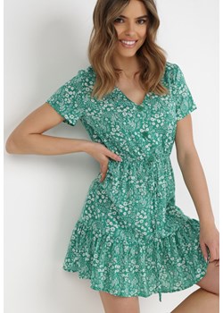 Zielona Sukienka Maryriel ze sklepu Born2be Odzież w kategorii Sukienki - zdjęcie 172030415