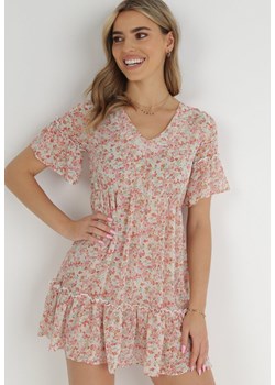 Różowa Sukienka Myspheme ze sklepu Born2be Odzież w kategorii Sukienki - zdjęcie 172030417