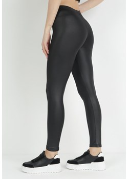 Czarne Legginsy Nesippe ze sklepu Born2be Odzież w kategorii Spodnie damskie - zdjęcie 172030545