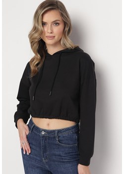 Czarna Bluza Chlororeia ze sklepu Born2be Odzież w kategorii Bluzy damskie - zdjęcie 172030577