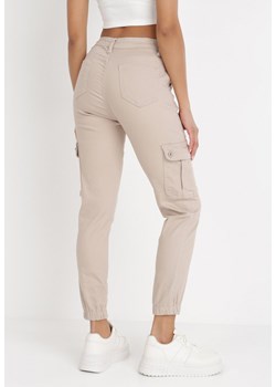 Beżowe Spodnie Cargo Pronime ze sklepu Born2be Odzież w kategorii Spodnie damskie - zdjęcie 172030607