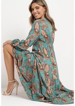 Ciemnozielona Sukienka Anastolea ze sklepu Born2be Odzież w kategorii Sukienki - zdjęcie 172030635