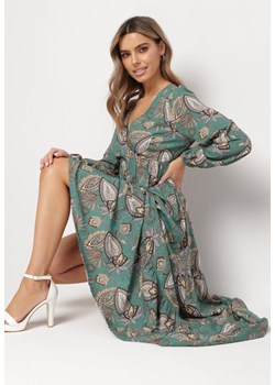 Zielona Sukienka Anastolea ze sklepu Born2be Odzież w kategorii Sukienki - zdjęcie 172030637