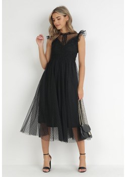 Czarna Sukienka Clymotis ze sklepu Born2be Odzież w kategorii Sukienki - zdjęcie 172030645