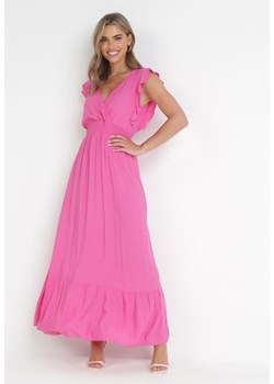 Różowa Sukienka Hypsanie ze sklepu Born2be Odzież w kategorii Sukienki - zdjęcie 172030875