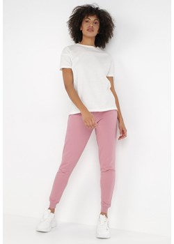Różowe Spodnie Laodite ze sklepu Born2be Odzież w kategorii Spodnie damskie - zdjęcie 172033389