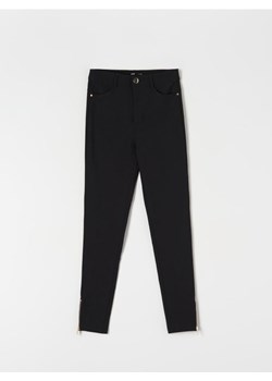 Sinsay - Spodnie z wysokim stanem - czarny ze sklepu Sinsay w kategorii Spodnie damskie - zdjęcie 172034379
